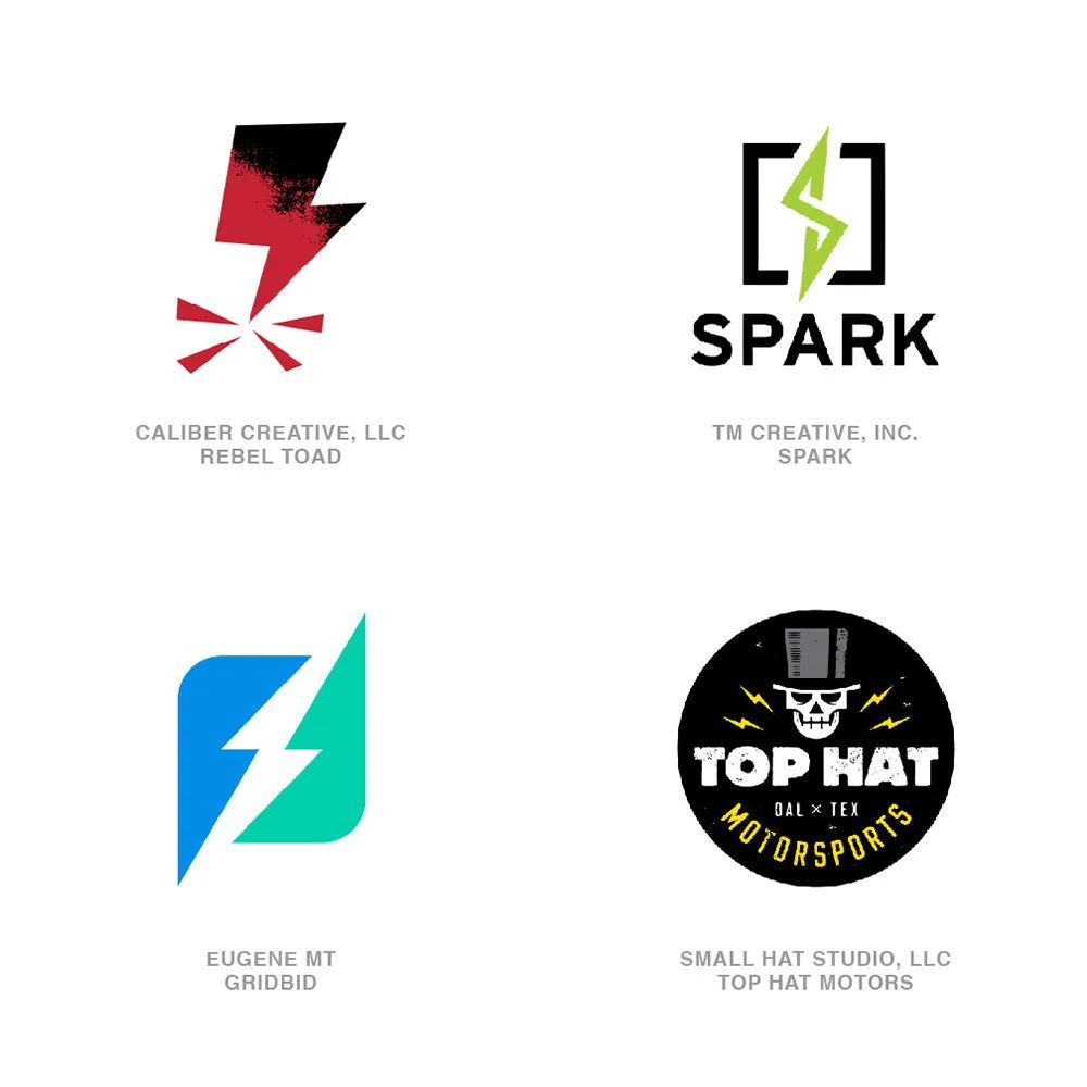 设计中都用到了闪烁的四角星图案,它们可以通过负形的方式融入logo中