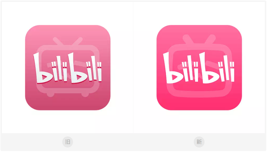 b站bilibili新LOGO设计APP图标